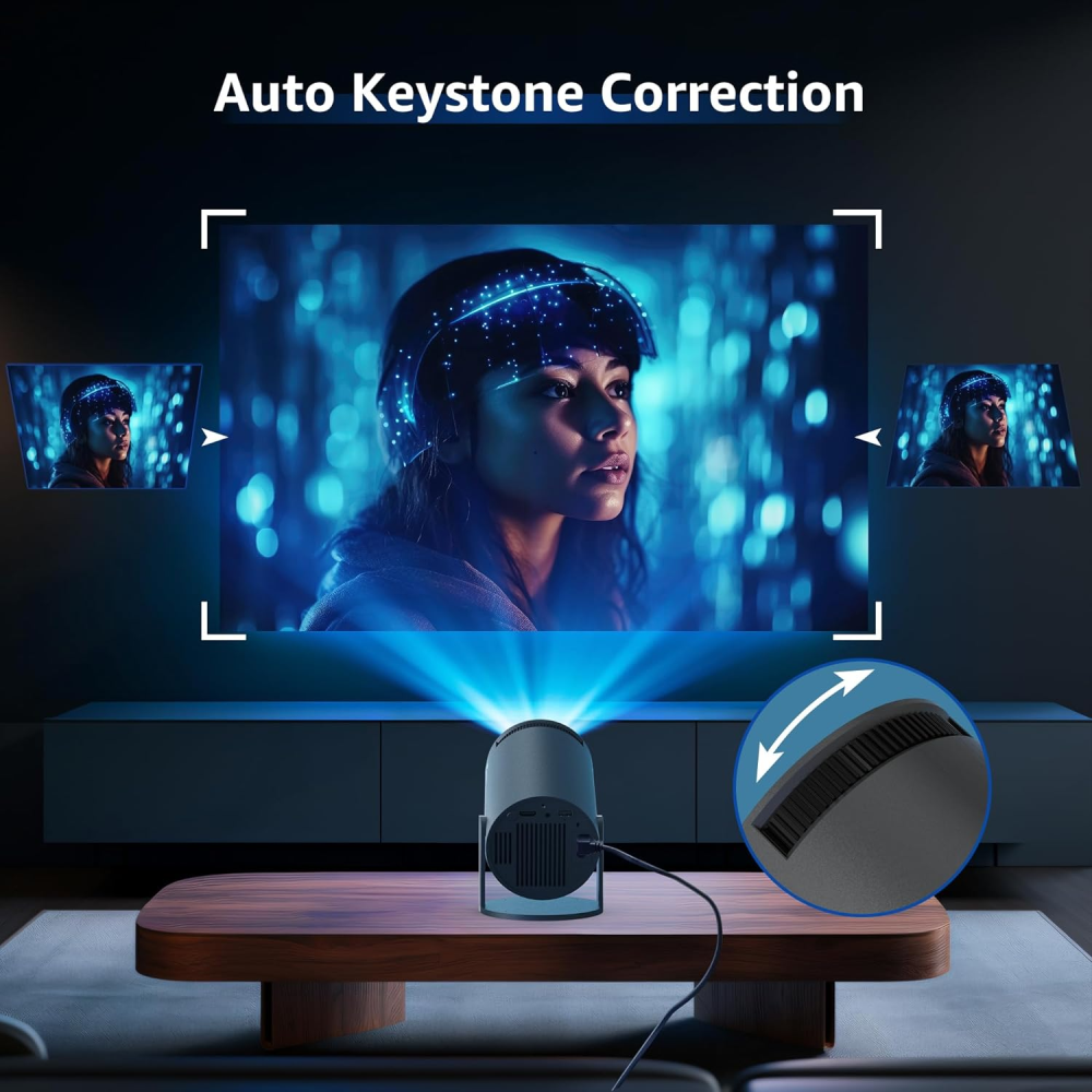 Mini Proyector HY300 con WiFi y Bluetooth – Tu Cine en Casa, Donde Quieras